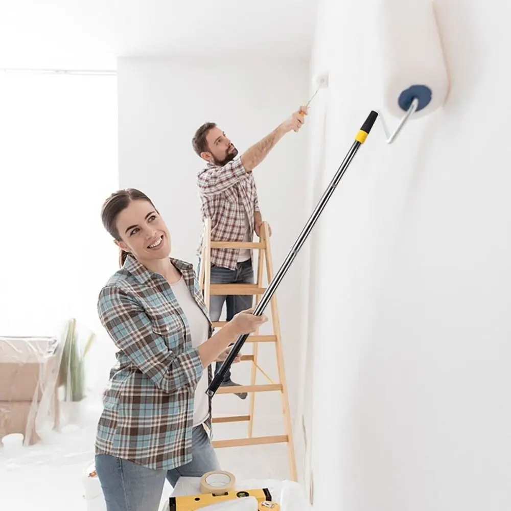 Retractable Paint Roller Extension Pole Detachable Extender Stick Multi-Function