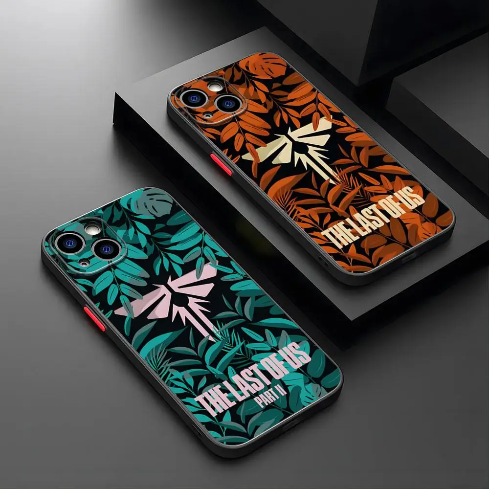 The Last Of Us Part 2 Phone Case Matte Translucent For IPhone 15 Pro 14 Pro Max 13 11 12 Mini Xs X Xr 7 8 Plus Se Back Cover