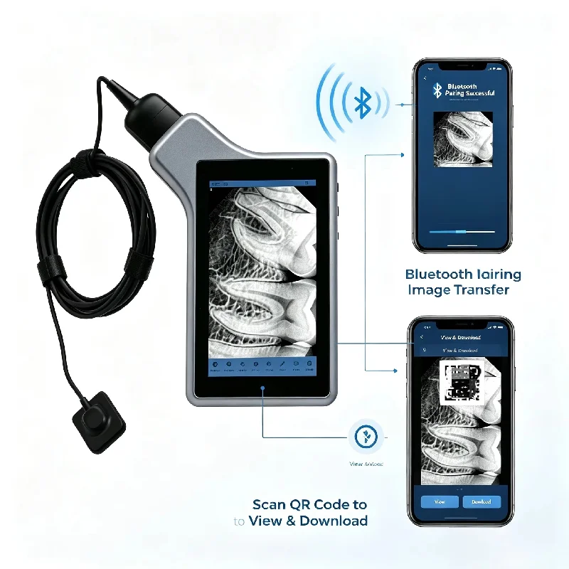 Dental tools High Resolution CMOS Digital Dental X-ray Sensor RVG System with Portable LCD Monitor for Intraoral Imaging