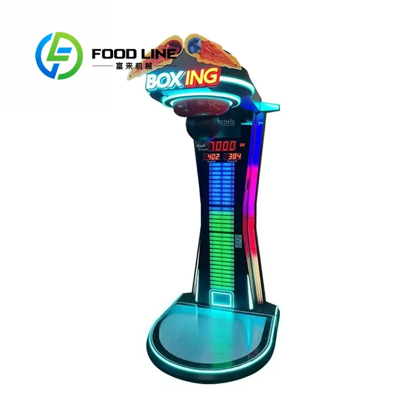 Boxing Strength Test Arcade Machine With Coin Insert Function Serves As Punch Bag Arcade Game Machine For Mall Entertainment