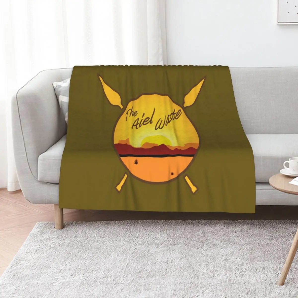 The Aiel Waste Circle w/Spears Throw Blanket cosplay anime Hair Fashion Sofas Loose Soft Plaid sofa bed Blankets