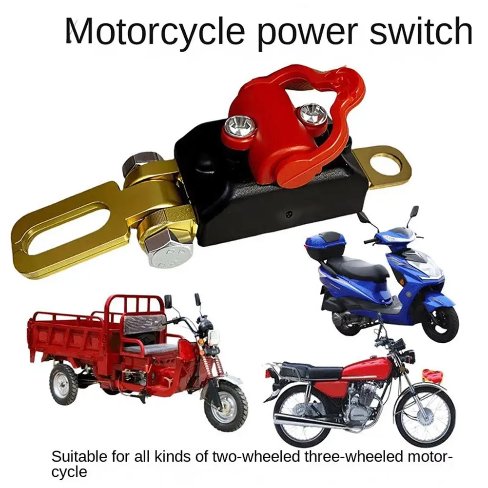 Battery Shut Off Tool Anti-Leakage High Conductivity 12V Battery Cut Off Isolator for ATV Motorcycle Car Boat RV Truck