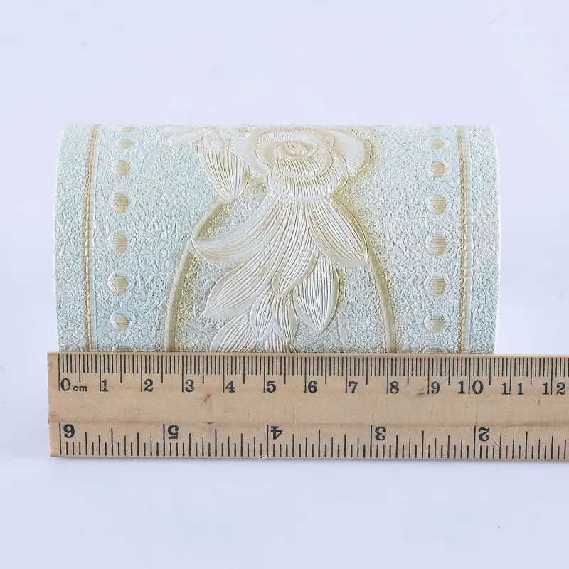 Self-Adhesive Wall Border Tape 10.6cm Wide 5m Long PVC, Waterproof Baseboard for Kitchen Bathroom, Home Protection DIY