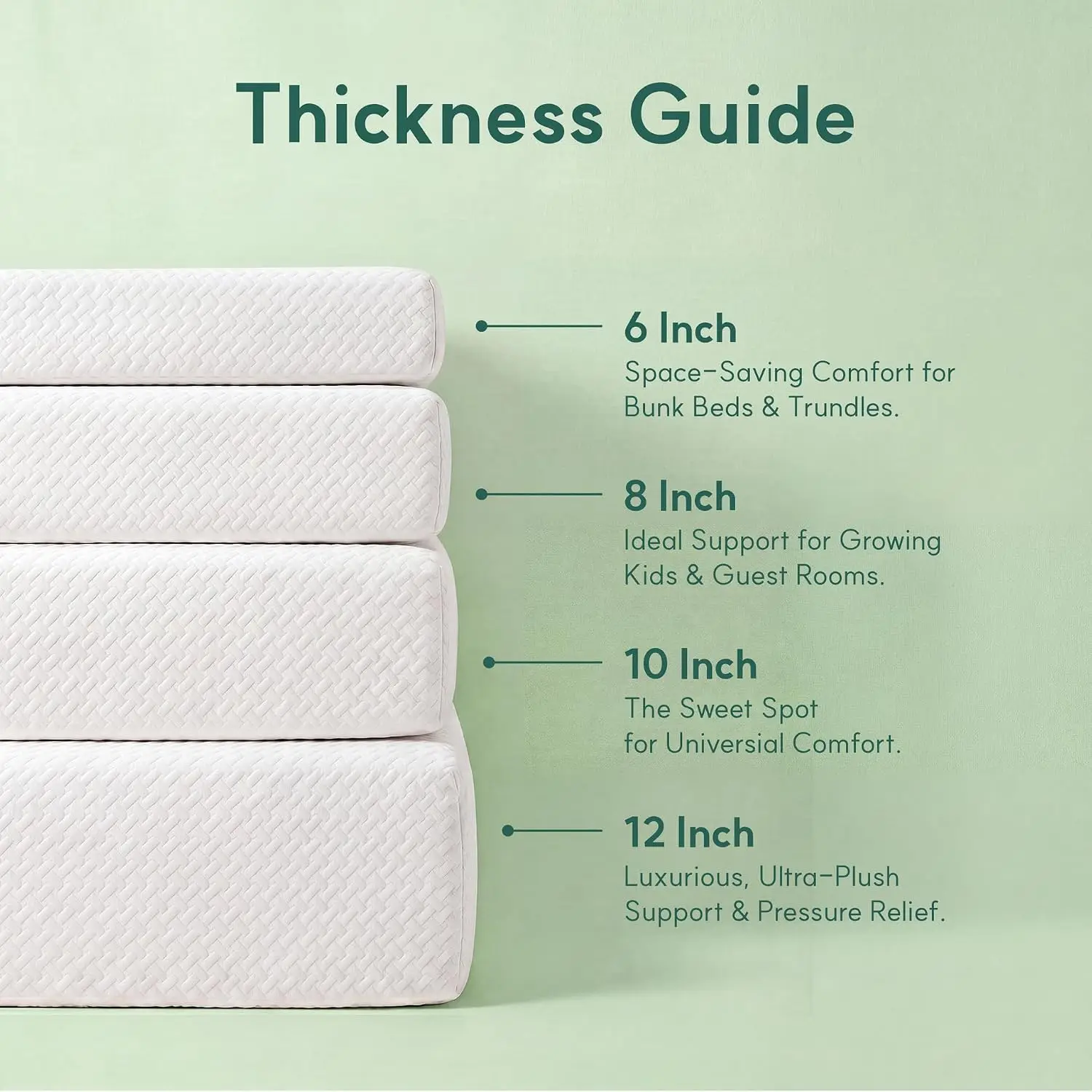 Full Size 8 Inch Gel Memory Foam Mattress, Medium Firm Pressure Relief, CertiPUR-US Certified 75x54, Customized