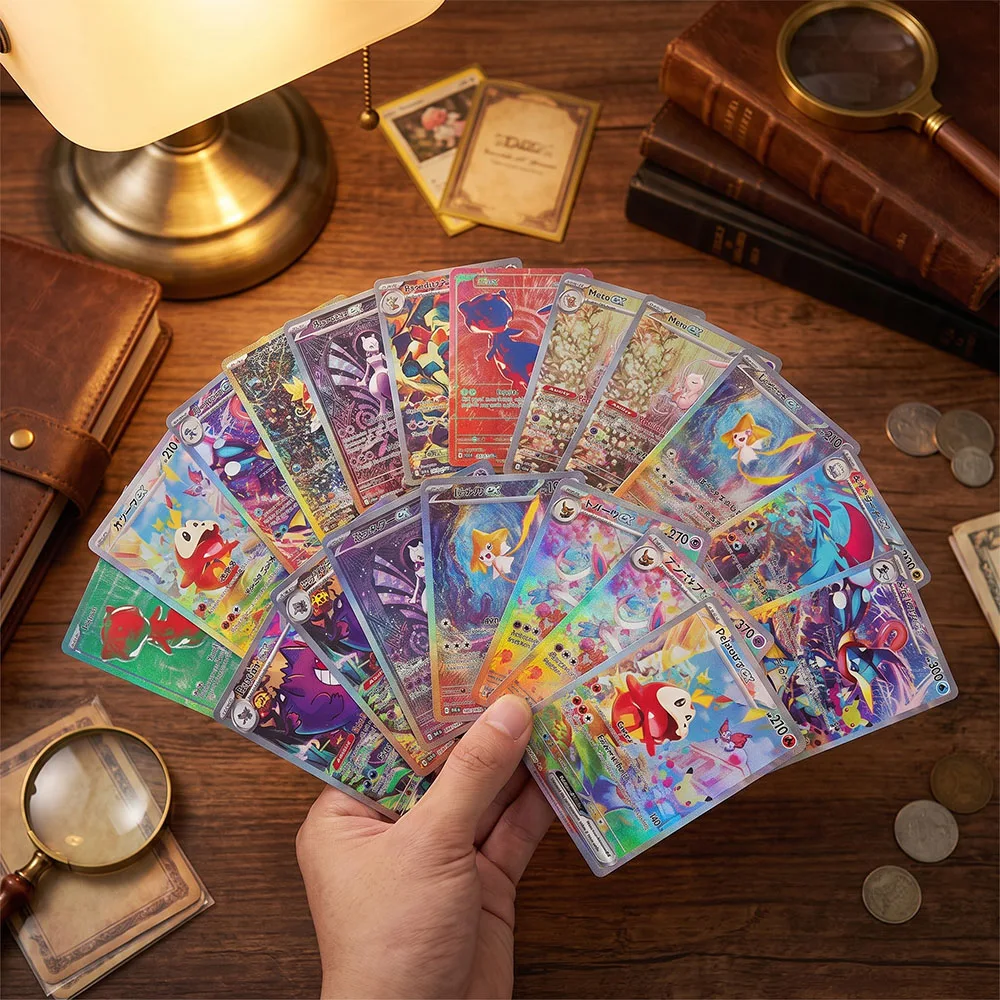 DIY TCG PKM Card M6a 21PCS 30th Celebration SAR High Quality Single Collectible Trading Anime Peripheral Holographic Game Cards