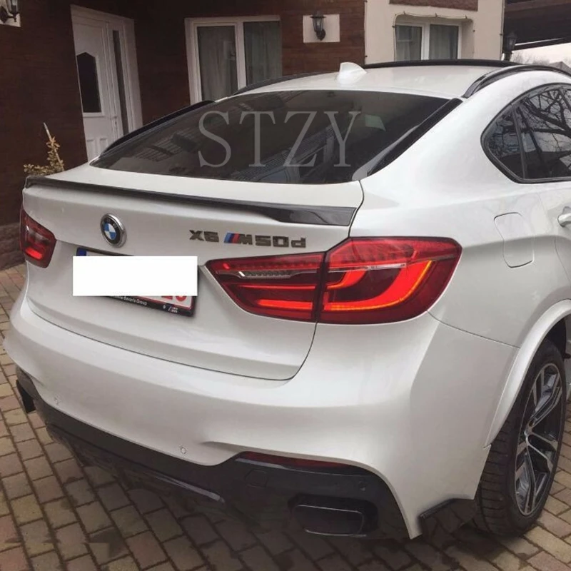Задний спойлер в стиле M Performance для Bmw F16 F86 X6 30d 35i 40i 40i M50i M50d X6M Bodykit, задняя крышка багажника, хвостовое крыло 2014-2019 Задний спойлер в стиле M Performance для Bmw F16 F86 X6 30d 35i 40i 40i M50i M50d X6M Bodykit, задняя крышка багажника, хвостовое крыло 2014-2019