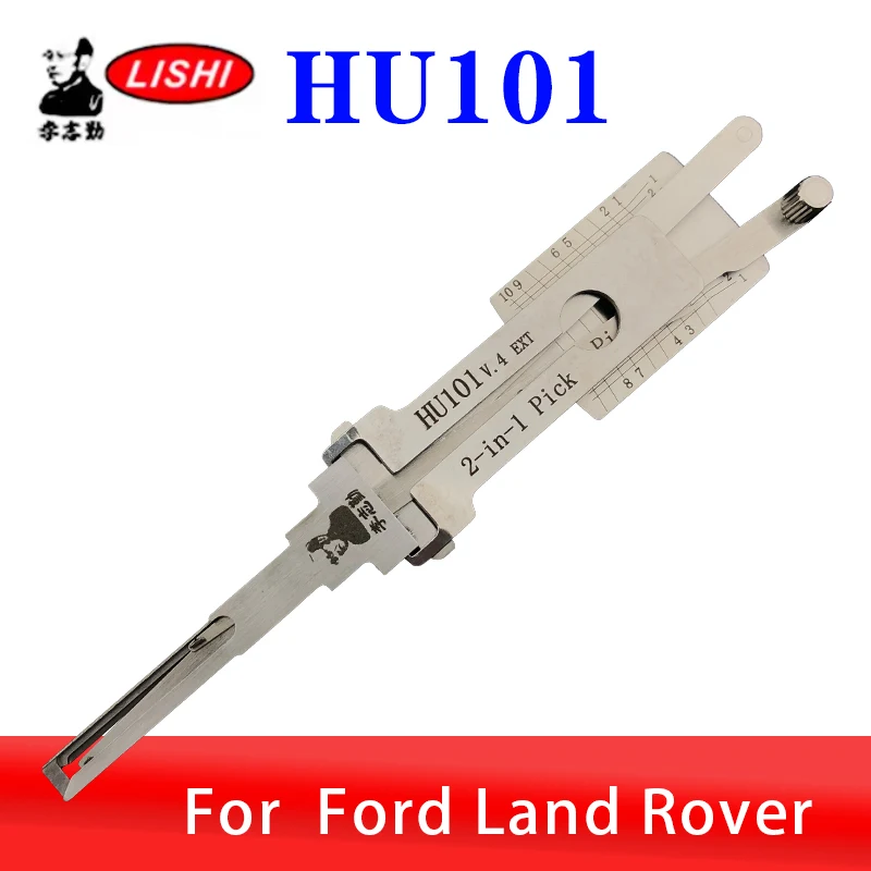 

For Ford Volvo Land Rover Lincoln Lishi 2in1 HU101 Original Decoder Lock Pick tool Locksmiths tool Car Door Opne Tool