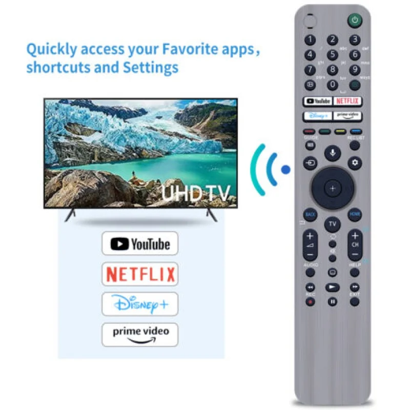 New RMF-TX621E for Sony Bravia TV Voice Remote Control XR-65A90J KD-50X75A