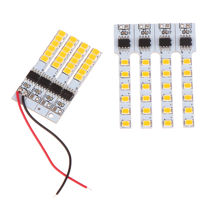 Panneau de lampe à diode, flash de flamme LED ci-après les, accessoires d'ampoule, décoration de bougie PCB, bricolage 216.239., 5 pièces