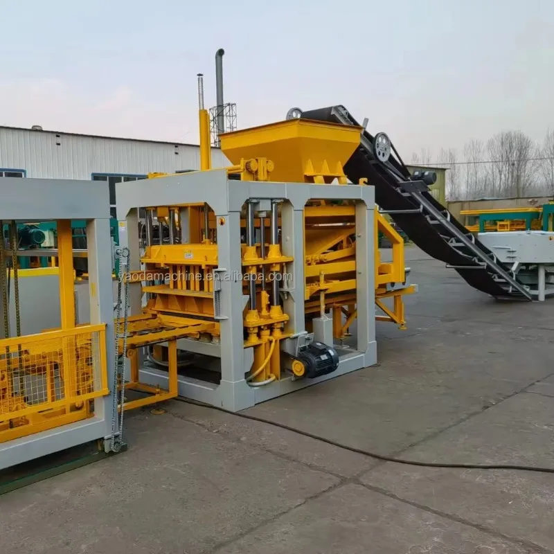 Hydraulic Brick Manufacturing Machine Concrete Block Maker Automatic Production Equipment Commercial Use