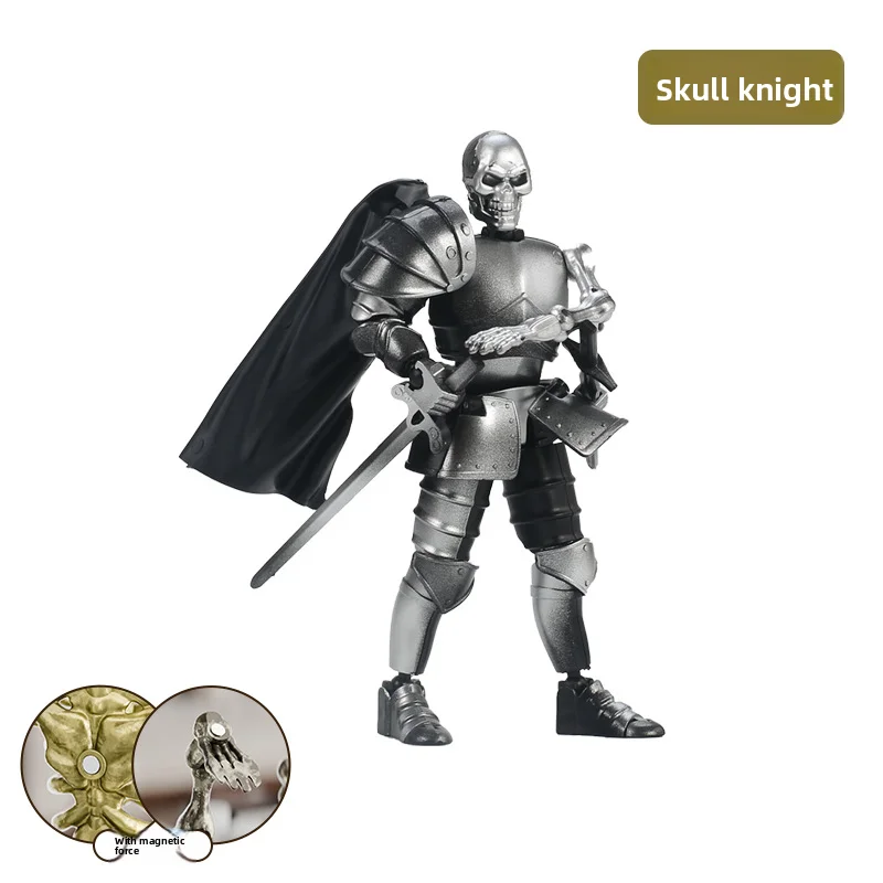 Mittelalter Skelett Ritter Multi Jointed Bewegliches Spielzeug Multi Form Action Figure DIY Mannequin Mecha Montieren Kinder Spielzeug Geschenke