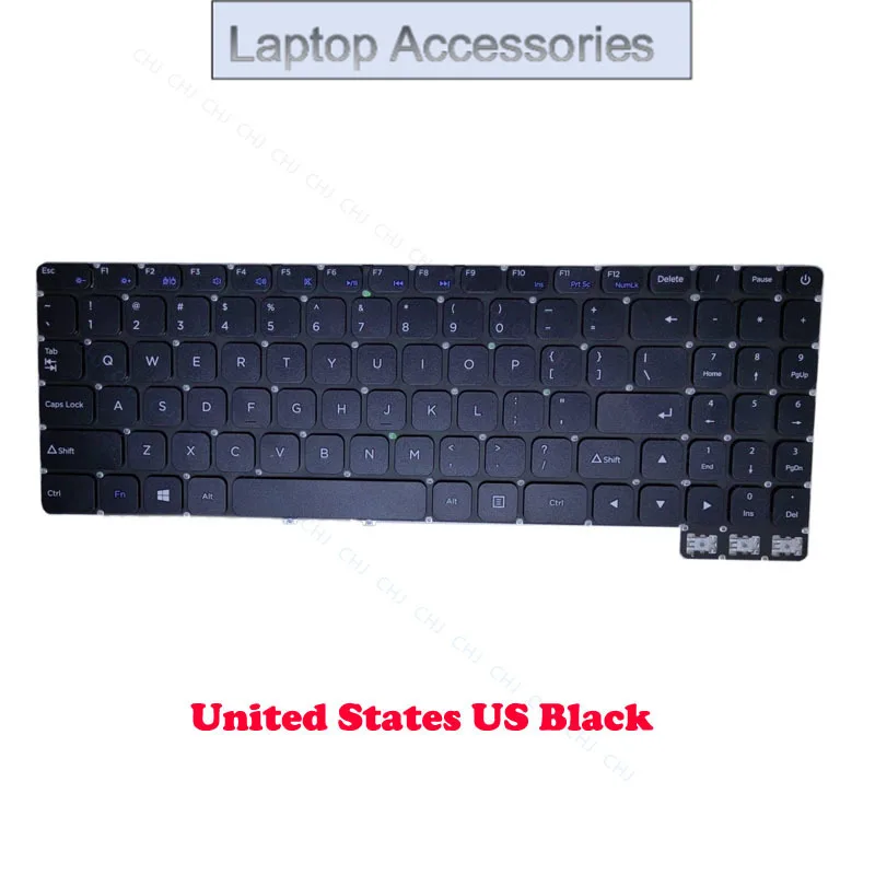 F US Laptop GWTN156-11 teclado para Gateway GWTN156-11 GWTN156-11BK GWTN156-11BL GWTN156-11GN 11RD inglés EE. UU. Negro/gris nuevo