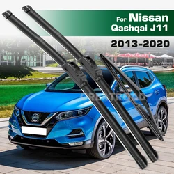 GREATROAD Wiper LHD&RHD Front & Rear Wiper Blades Set For Nissan Qashqai J11 2013 - 2020 Windshield Windscreen Window Brushes