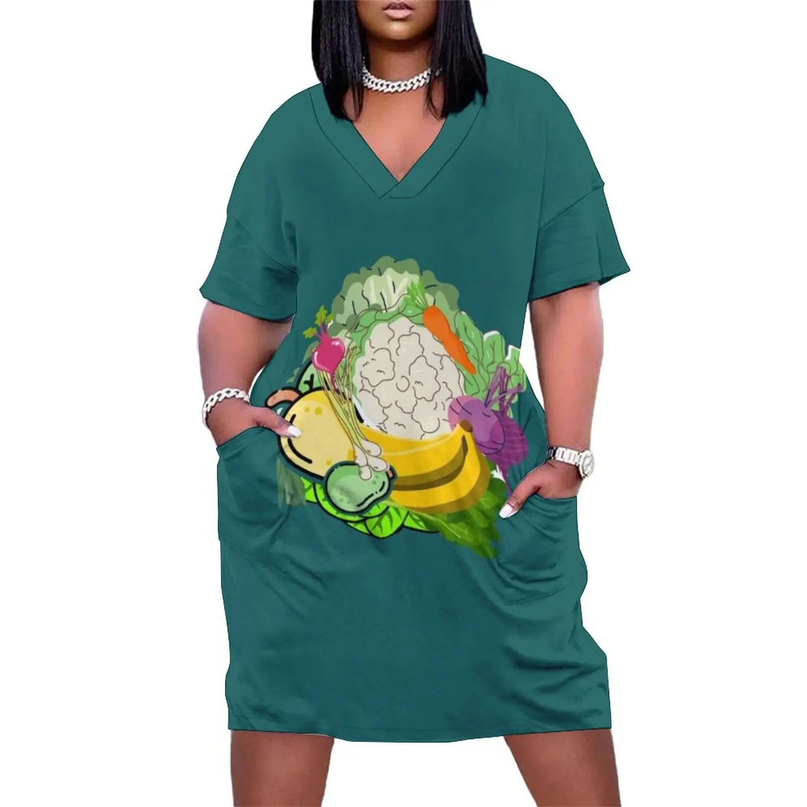 Vegan Are Everywhere Loose Pocket Dress Cocktail of dresses dresses for prom