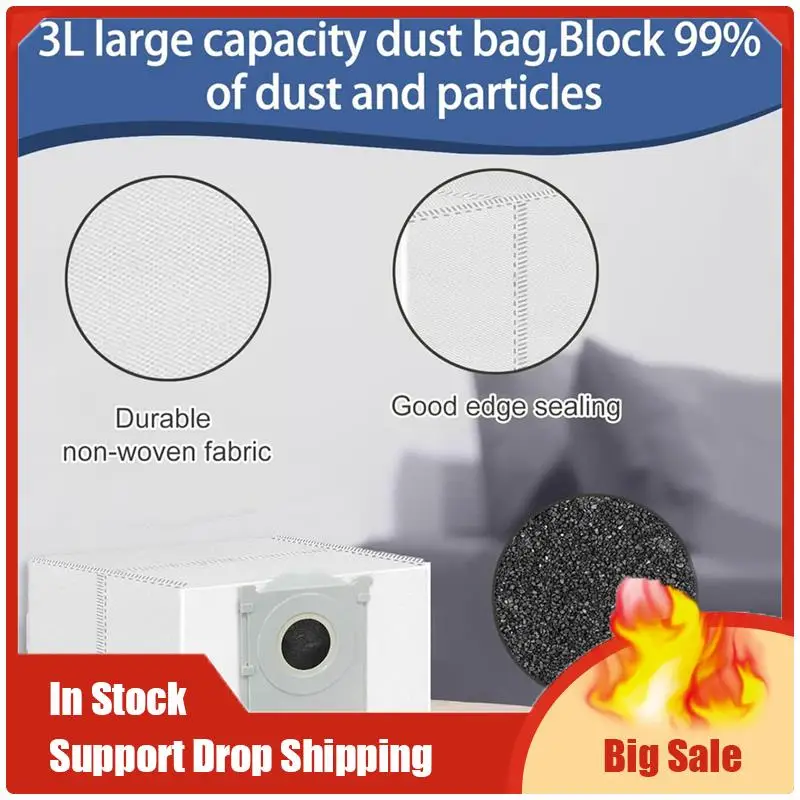 

Top Deals Accessories Kit For Ecovacs X8 Pro Omni/Yeedi S14 Plus Vacuum Parts Main Side Brush Filters Roller Mop Cloth Dust Bags