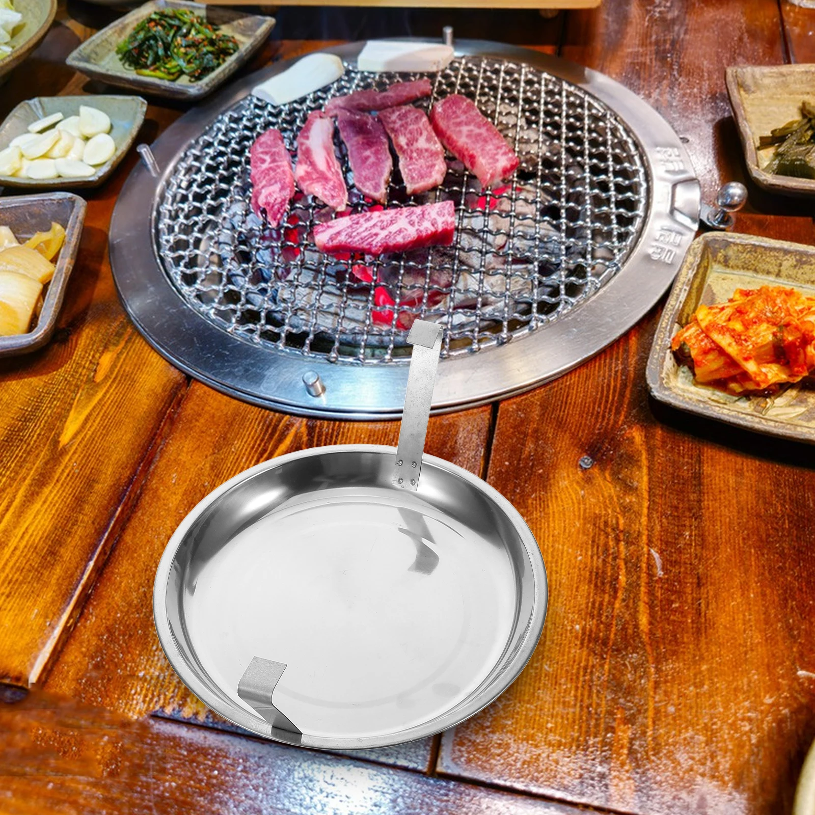 

Carbon Extinguishing Bucket and Ash Tray Fireplace Pan Accessories Removal Stainless Steel Holder Campfire Grill Grate
