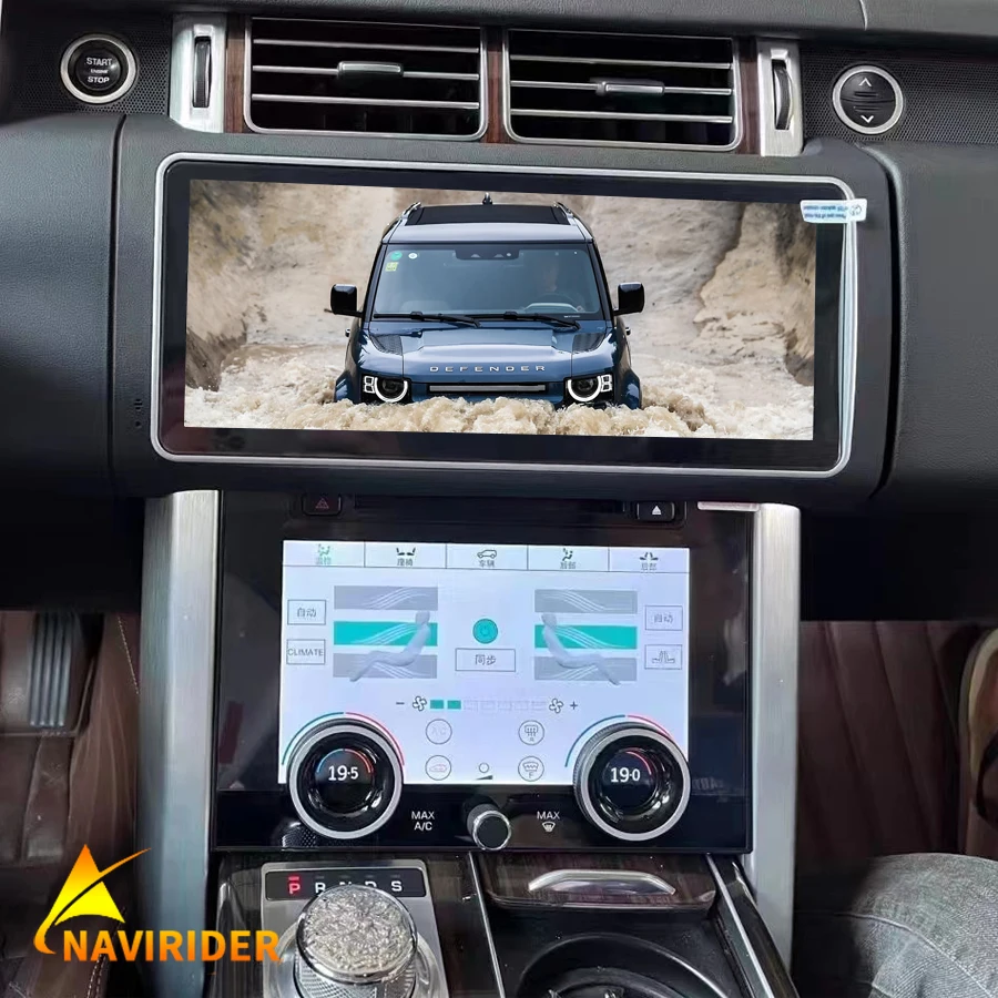 

Автомагнитола 2DIN на Android с сенсорным экраном 12,3 дюйма для Range Rover Vogue L405 2013-2017 Carplay GPS-навигация мультимедийный плеер