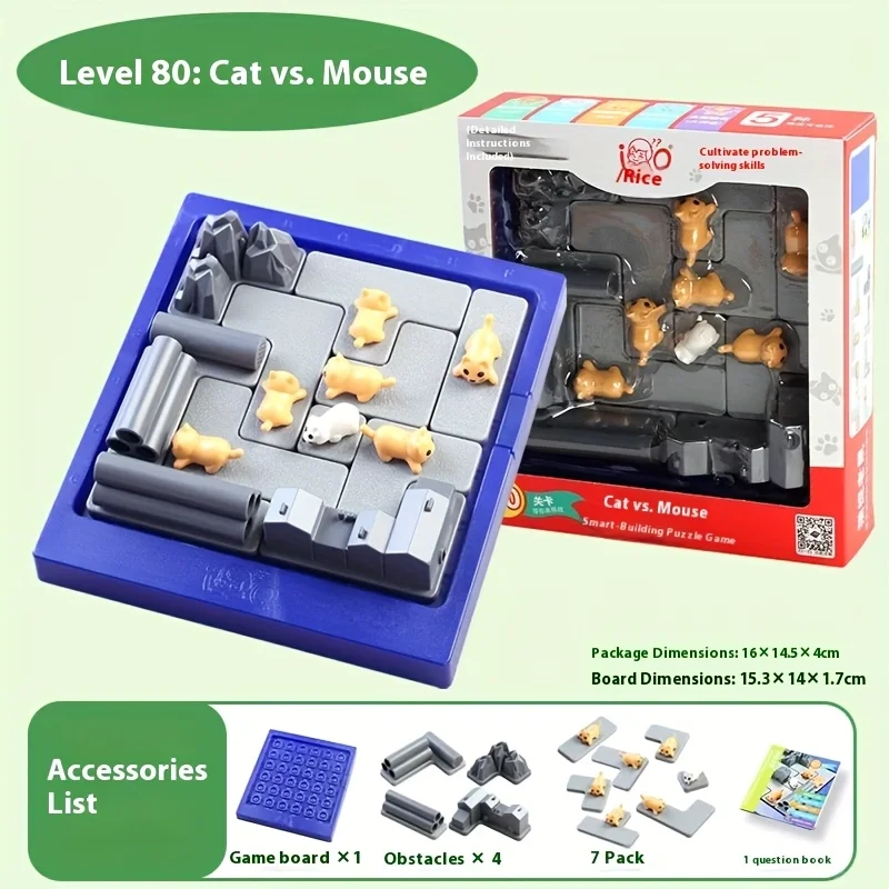 New desktop game, interesting cat and mouse, police and bandits vs. board game. Children's toys suitable for parties.