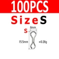 100PCS SS S