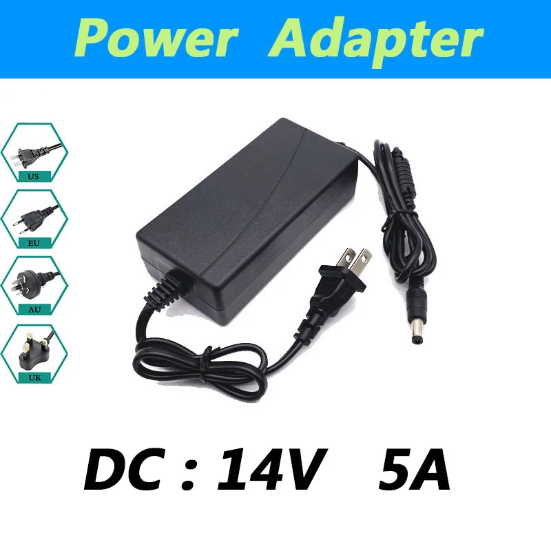 DC 14V 5A Switching Power Supply Adapter 14V 5A Switch Speaker Speaker Fuse DC Power Supply