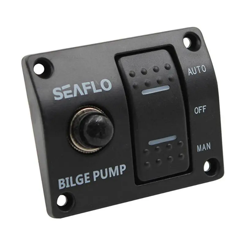 

A30F-Bilge Pump Control Switch Automatic Pump Marine Panel Switch 3-WAY Switch Panel For Bilge Pump