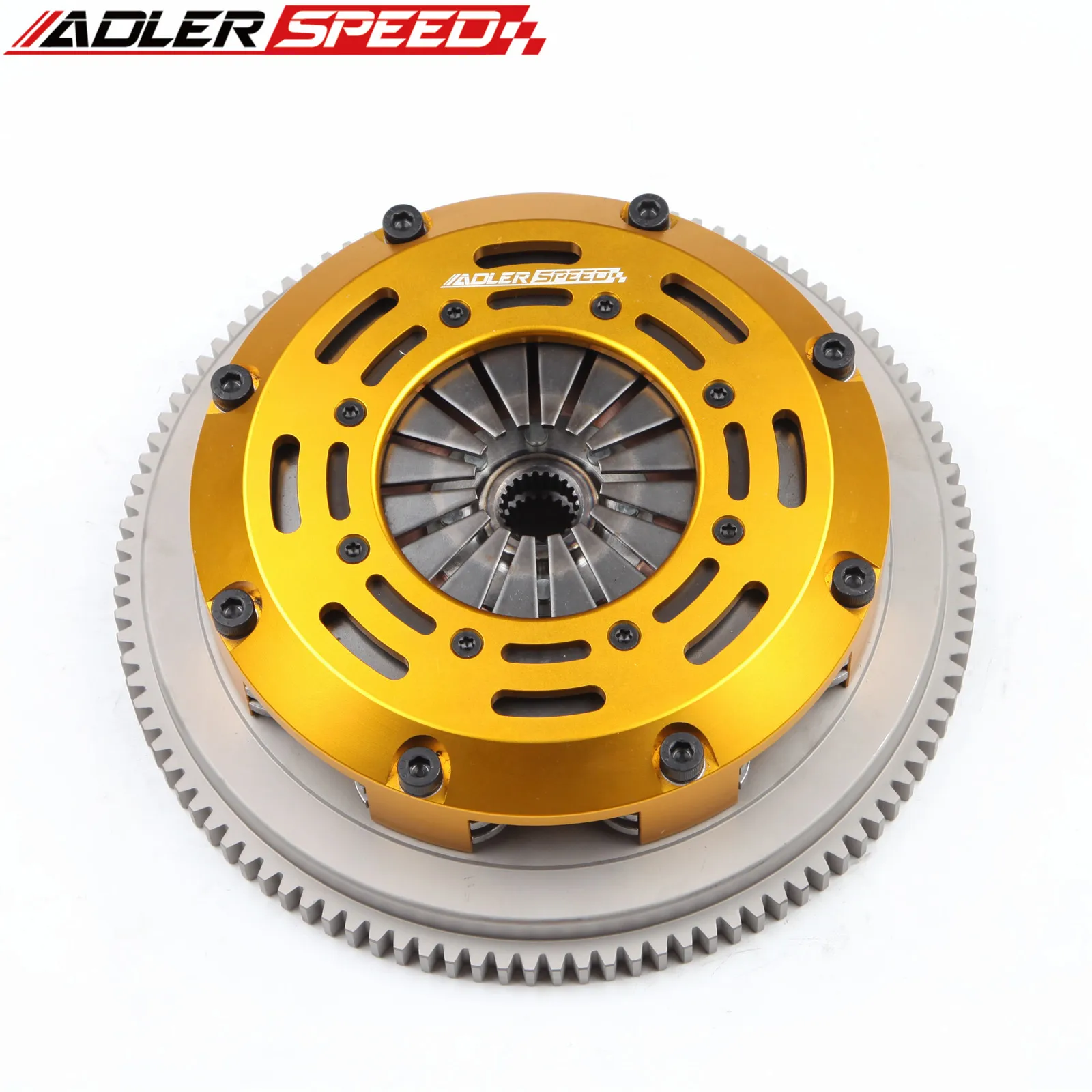 ADLERSPEED Racing Twin Disc Clutch Kit For Chevrolet Prizm/Pontiac Vibe/Toyota Celica GT/Corolla/Matrix/MR-2 Spyder 1ZZ-FE;5-spe