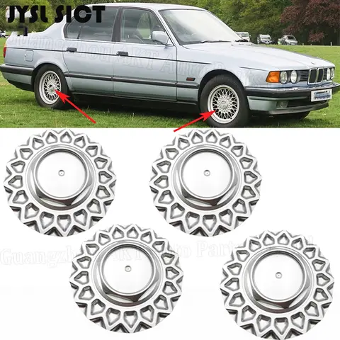 4 पीस टॉप क्वालिटी 165MM 535i व्हील सेंटर हब कैप कवर रिम्स 5 6 7 सीरीज E34 E24 E32 M6 36131179828 पर फिट बैठता है 10 best sales बीएमडब्ल्यू व्हील कैप - №8