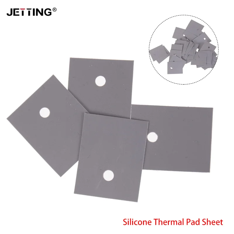 50pcs TO-247 Transistor Silicone Insulator Insulation Sheet 20*25mm