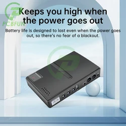 1018L Uninterruptible Power Supply DC Without Battery UPS Power Router Optical Cat Built-in Adapter 5V9V12V/15V/24V