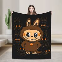Cute Dolls Cartoon Blankets Plush Awesome Monsters Breathable Throw Blanket for Home Winter