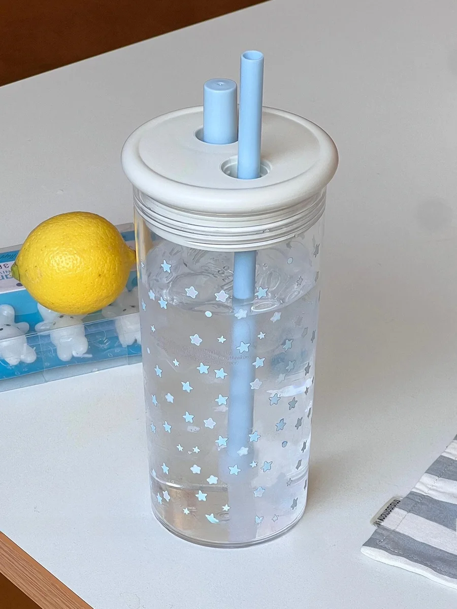 

Большая пластиковая кружка-стакан с оригинальным дизайном, портативная, летний подарок для девочек, для общего пользования, прямая поставка