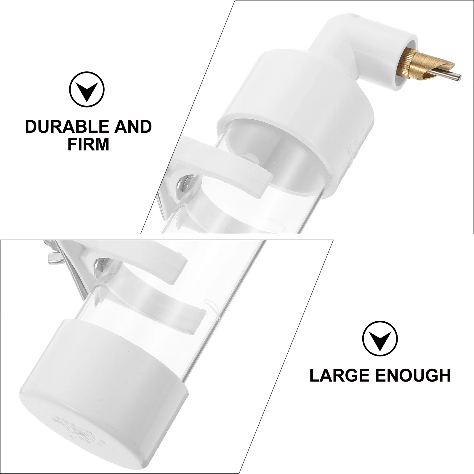 

Automatic Bird Waterer Durable Plastic Large Capacity Continuous Water Supply Pet Cage Feeder Accessories Dog Squirrel Bird