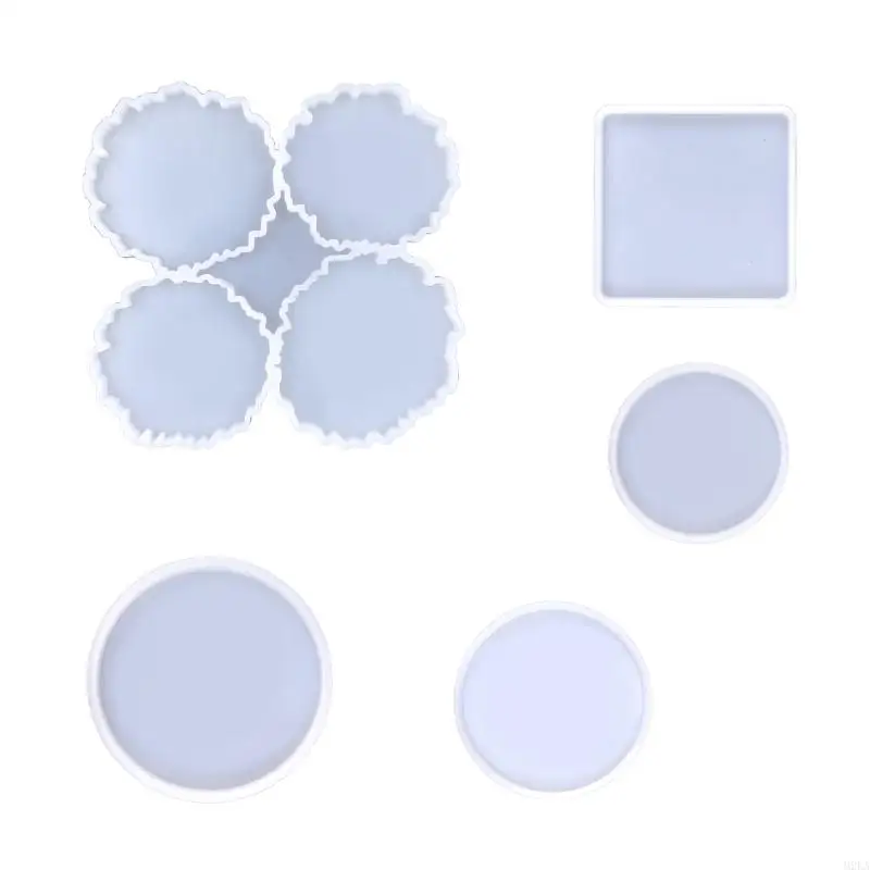 

2025 New Silicone Mould for Resin Square and Round Molds Set,Casting Mold