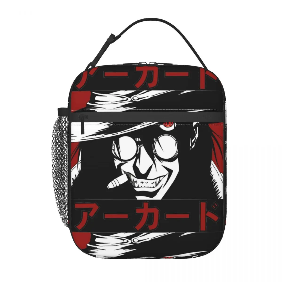 alucard-hellsing-escuridao-isolado-almoco-sacos-portatil-reutilizavel-saco-termico-tote-lancheira-escola-viagem-bolsas-de-comida
