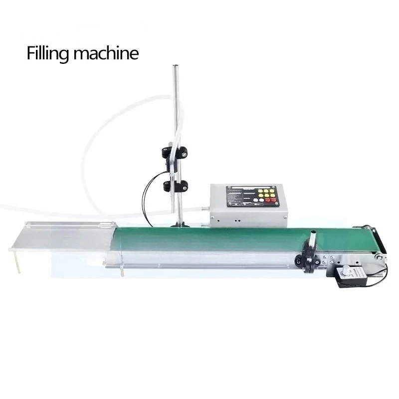 Automatic Single Head Liquid Filling Machine With Conveyor Perfume Oil Bottle Water filler ZS-DPYT1500 / ZS-DPYT3000