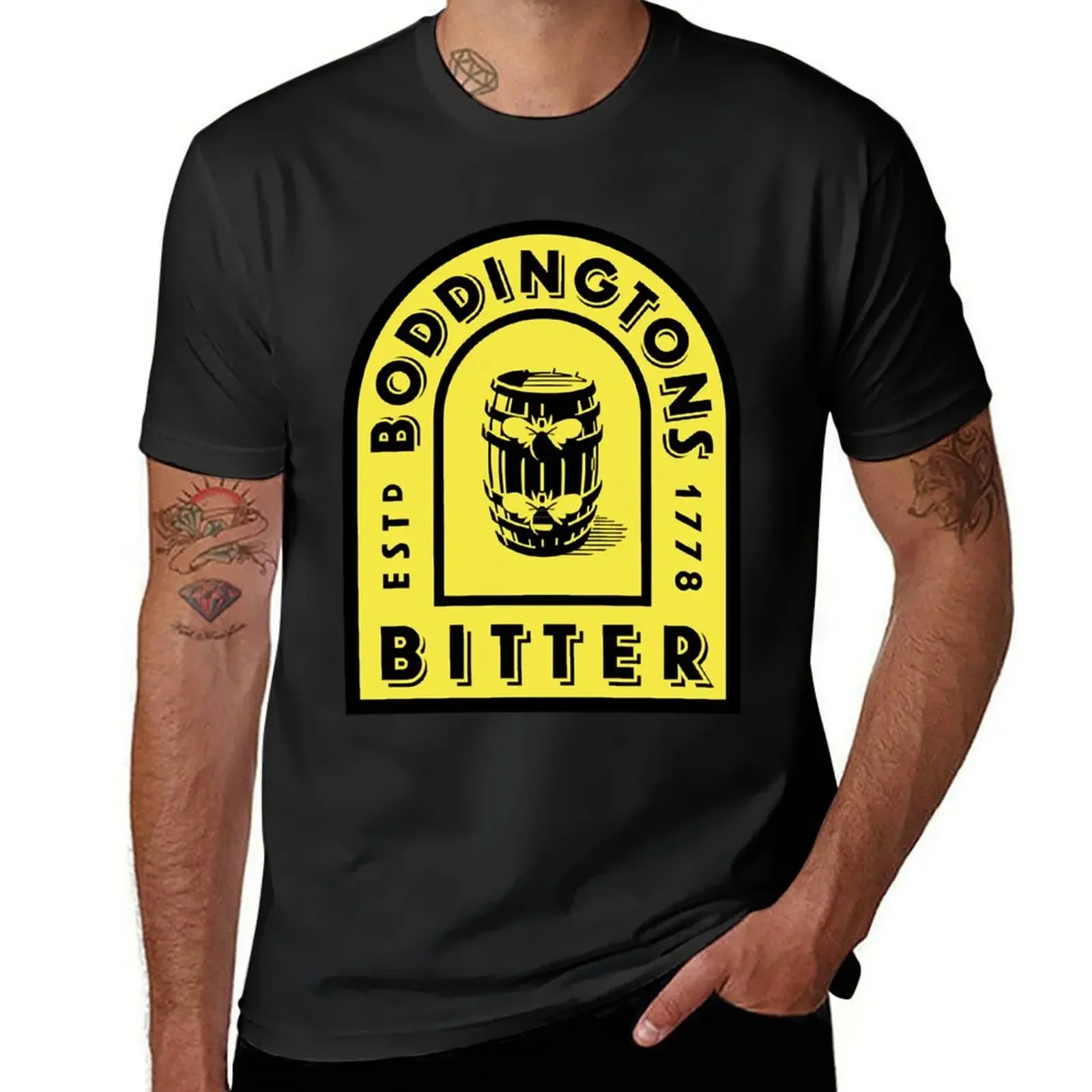 

Bitter Est Boddingtons 1778 T-Shirt man t shirt vintage t shirts man clothes plus size clothes mens graphic t-shirts