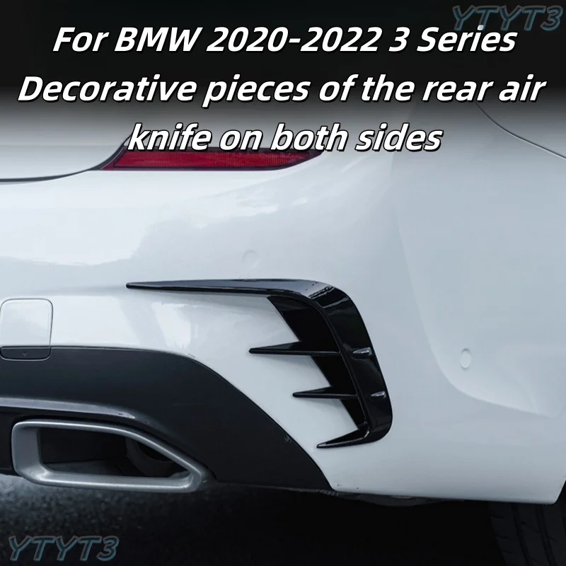 

For BMW New 3 Series Rear fenders on both sides Both sides of the rear air knife M3/G20/320/325 Sport Trim Car Accessories