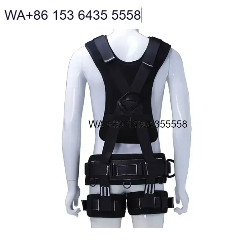 Wmwmnu for Fire Rescue Full Body Safety Harness Adjustable Inverted Fall Protection Work Rope Sturdy and Flexible