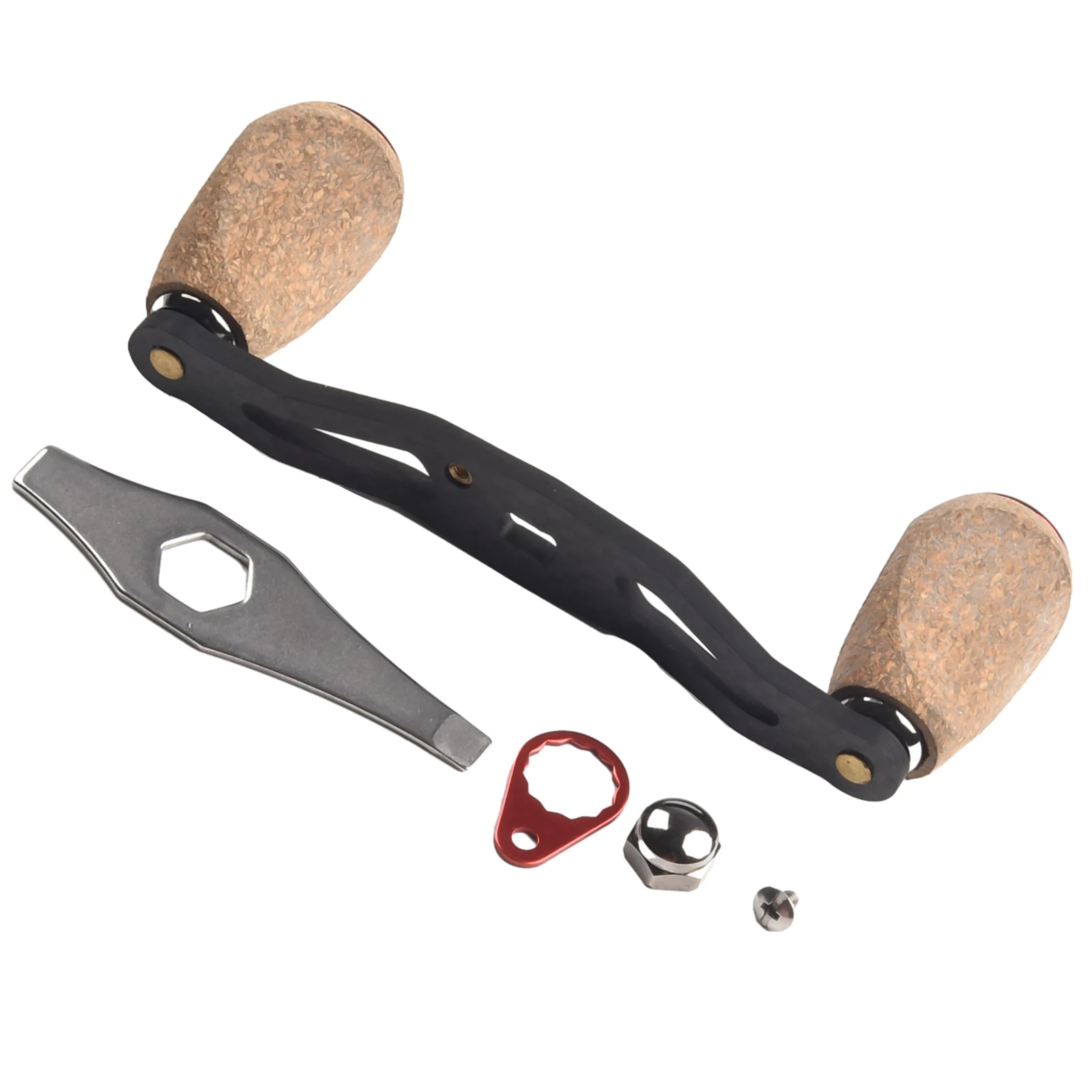 Fish Accessories Fishing Reel Handle Enhance Your Reel's Performance with this Carbon Fiber Baitcasting Handle Replacement image 3