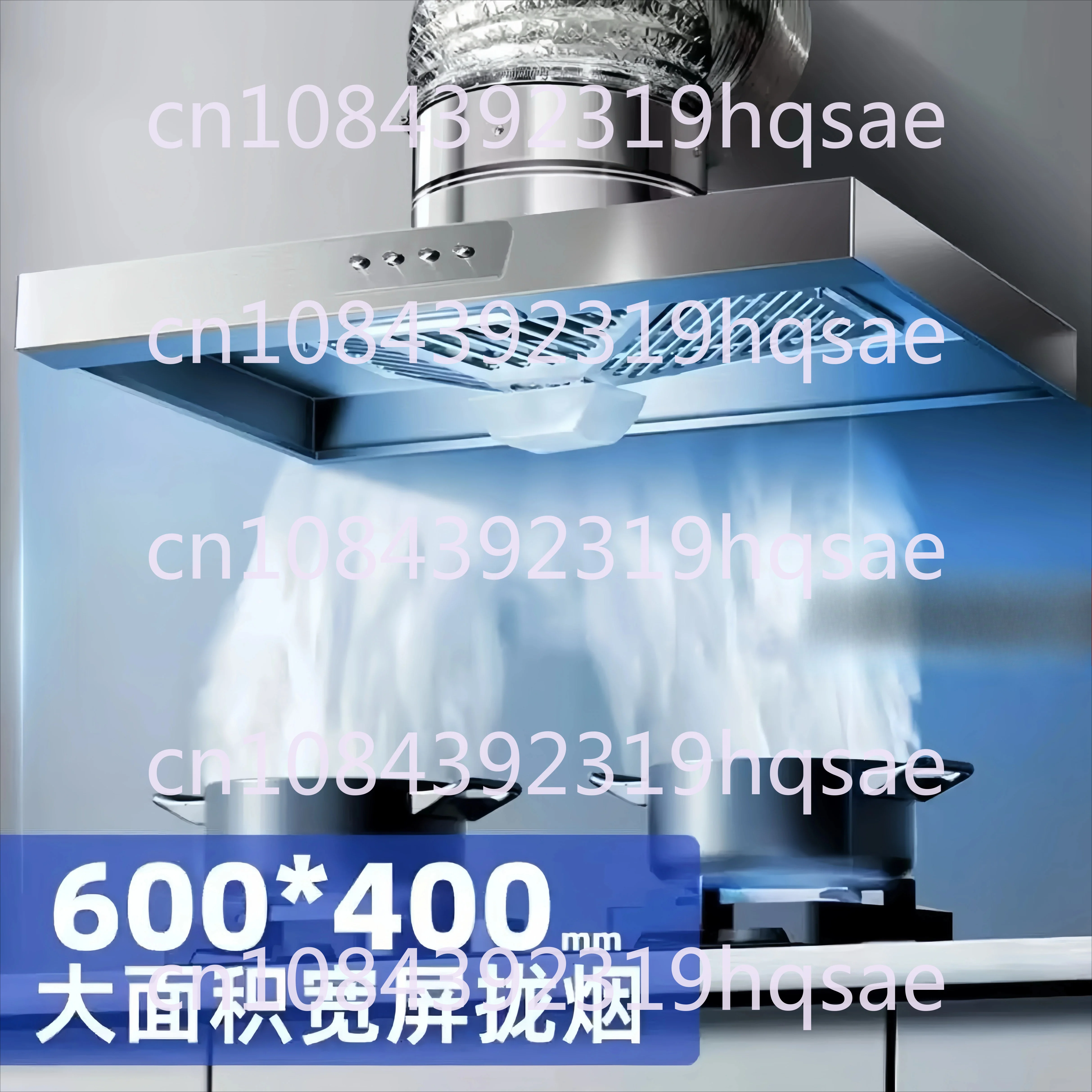Compact Kitchen Smoke Extractor Range Hood 8/10/12 Inch Adjustable Speed LED Lighting Ventilation Fan