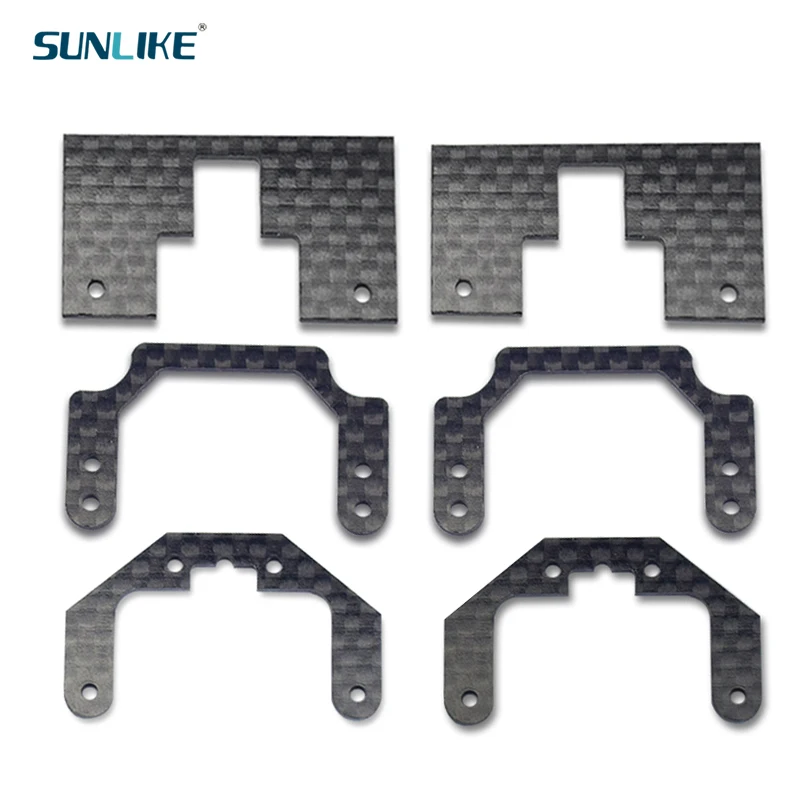 Self Made Tamiya Mini 4WD Accessories 1.5mm Carbon Fiber U-Shaped Inner Suspension Reinforcement For MS Chassis Reinforcement