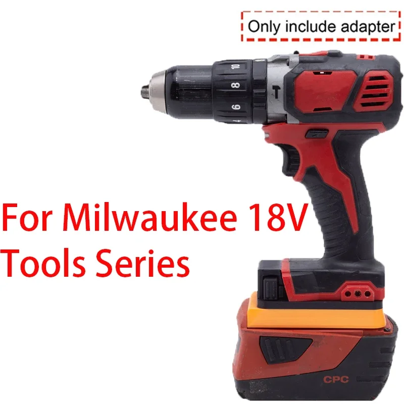 Adaptador de bateria ferramenta para HILTI, B22 para Milwaukee, Ryobi, 18V, conversor de bateria Li-ion, compatível com HILTI 22V, série Li-ion