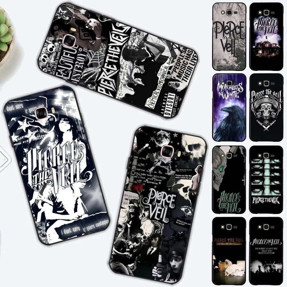 Funda de teléfono P-Pierce The Veil Band para Samsung J 7 plus 7core J7 neo J6 plus prime J6 J4 J5