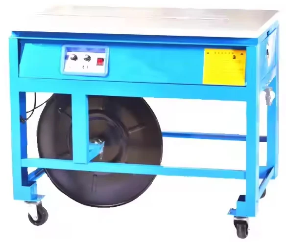 HB-08BL Double-Motor Semi Automatic PP Belt Strapping Machine with Heavy Structure for Carton Bundling