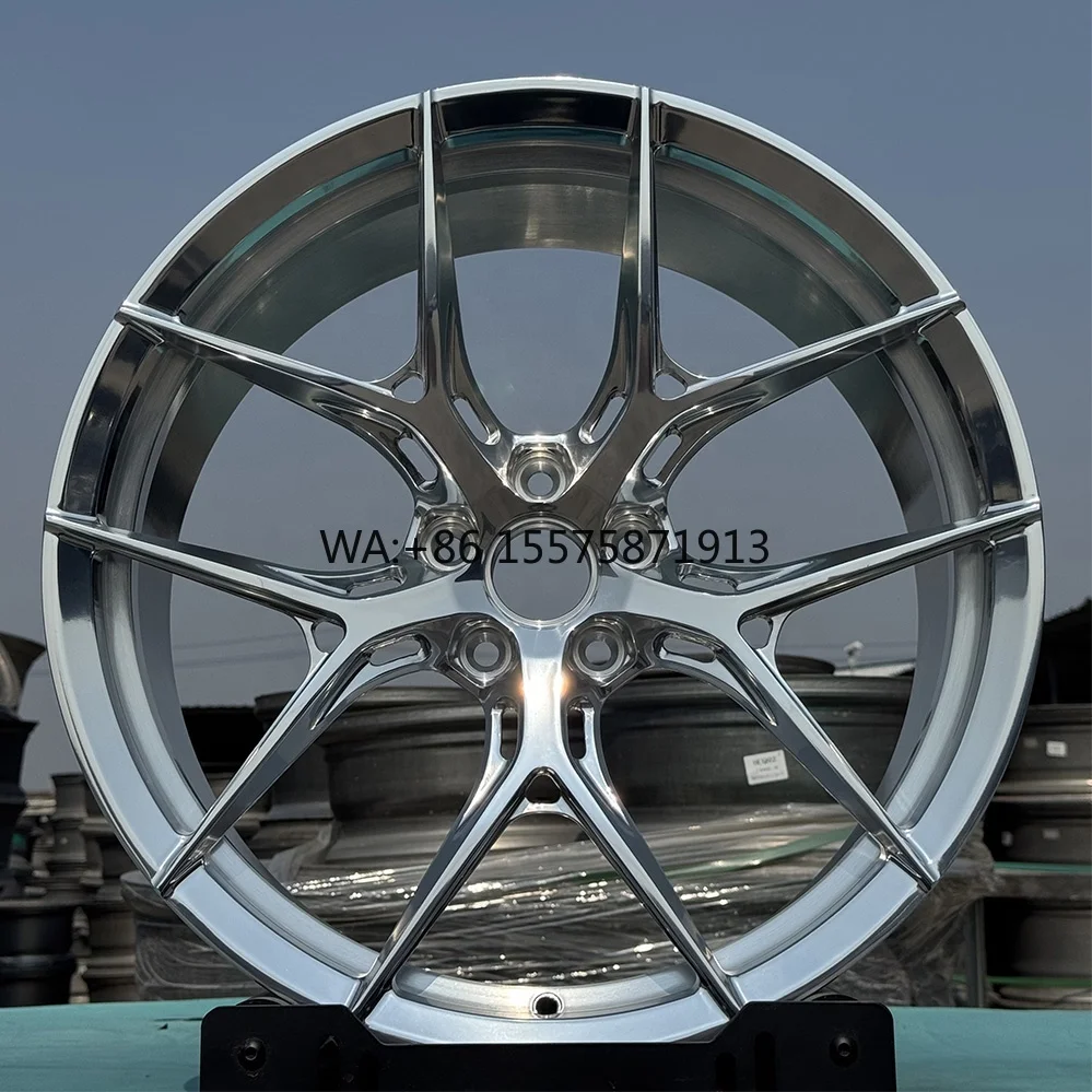 

Высококачественные кованые диски для легковых автомобилей 19 20 21 22 23 24 дюйма 5x114.3, полированные на заказ, из сплава 6061-T6