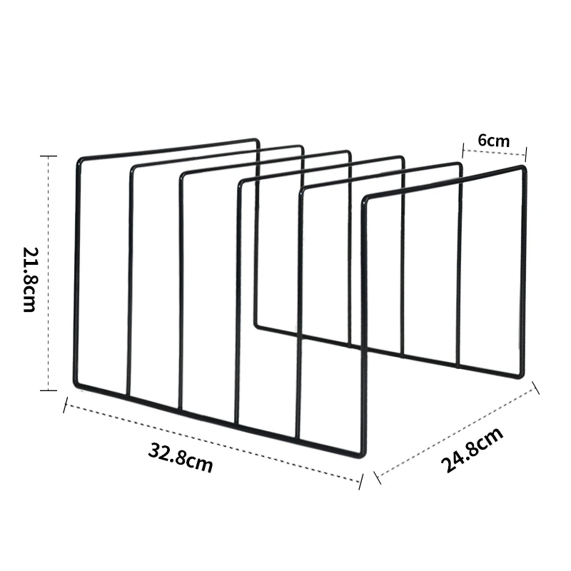 Hot Vinyl Record Holder Desktop Books Magazine Shelves Metal Display Shelf for CD Records Multi-function Organizer Storage Rack