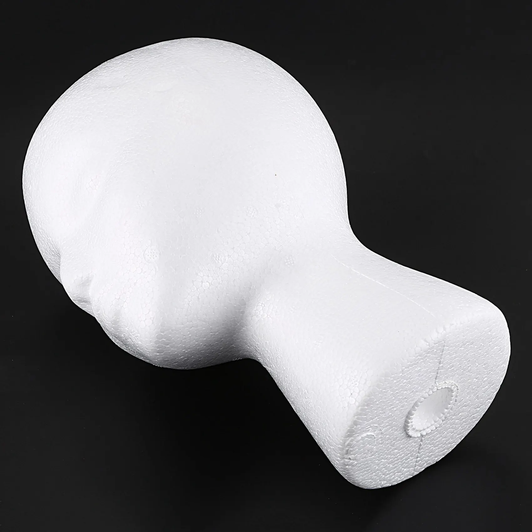 

A83G-4X Styrofoam Foam Mannequin Wig Head Display Hat Cap Wig Holder White Foam Head