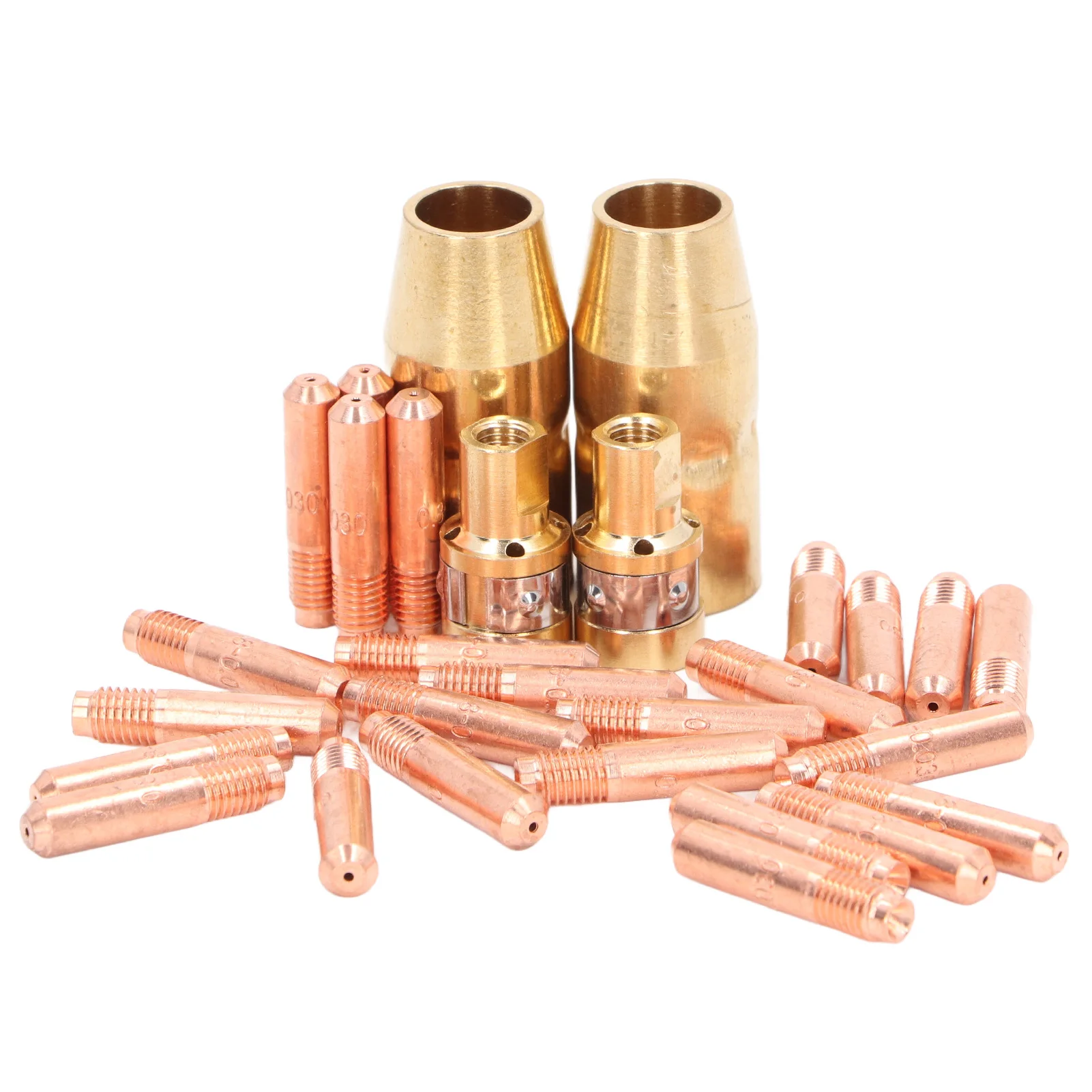 25pcs-miller-millermatic-welding-consumables-set-000067-contact-tips-169715-nozzles-169716-gas-diffusers-for-welding-equipment