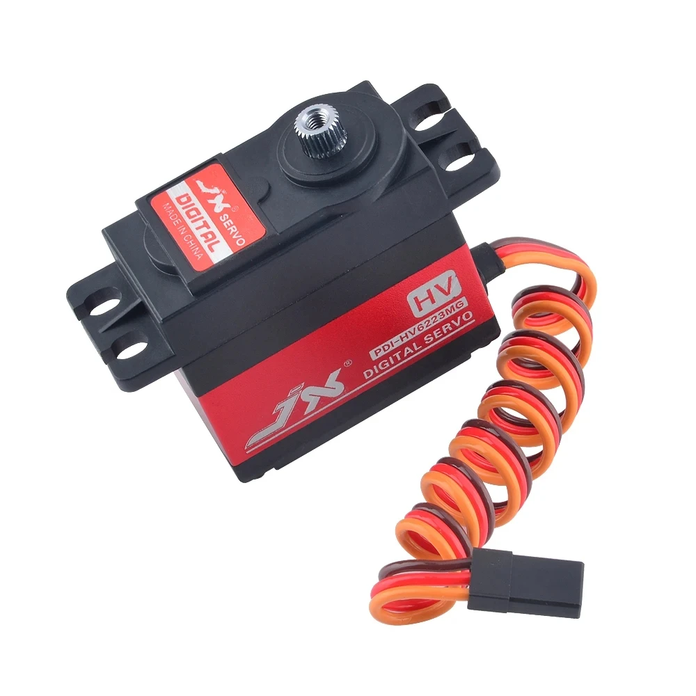 JX Servo PDI-HV5523MG PDI-HV6223MG 23KG 8.4V 0.16 Sec Metal Gear Standard Digital Servo For 1:8 1:10 RC Car Robot Airplane Parts