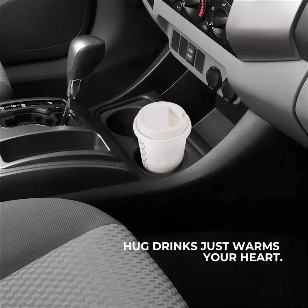 

Black Cup Holder Insert Left Right Center Console Replacement 66991-04012 66992-04012 For Toyota Tacoma 2005-2017 Drink Holder